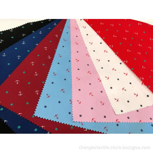 100% Cotton Stretch Plain Pigment Printed Fabric